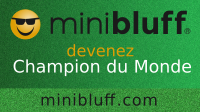 Melvyn joue au Minibluff